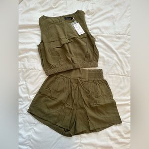 Automet Women’s 2 Piece Linen Set